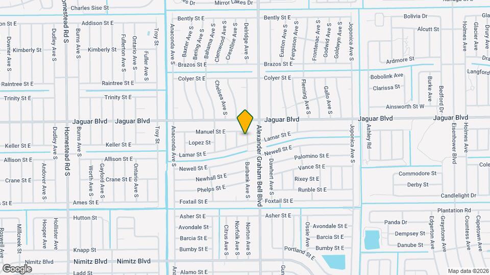 814 Crystal Ave Map and Location Details