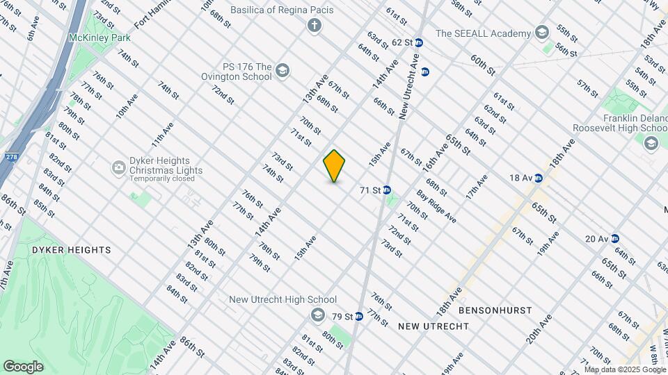 1458 72nd St Map and Location Details