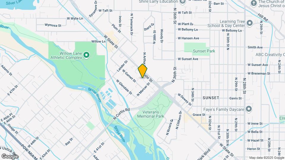 1115 N Arthur Ln Map and Location Details