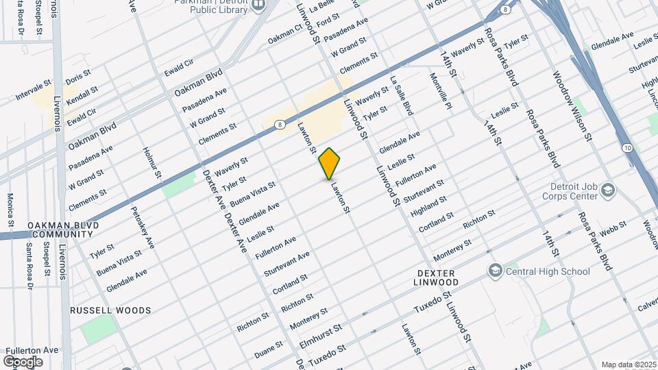 2901 Glendale St Map and Location Details
