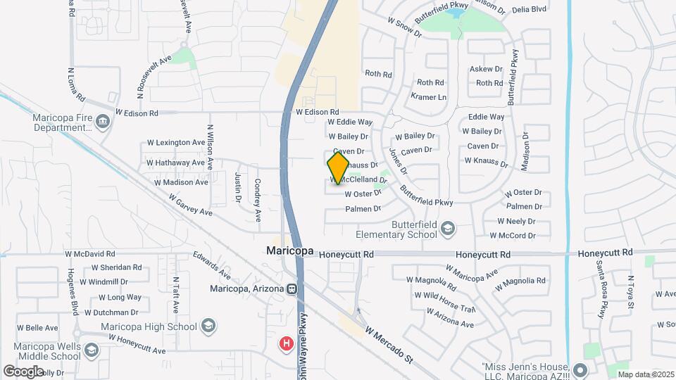 44388 W Oster Dr Mapa y Detalles de la Ubicación
