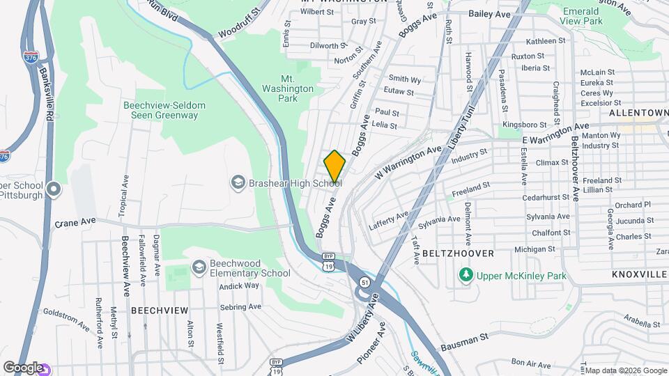 736 Boggs Ave Mapa y Detalles de la Ubicación