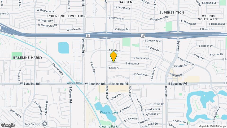 103 E Minton Dr Map and Location Details