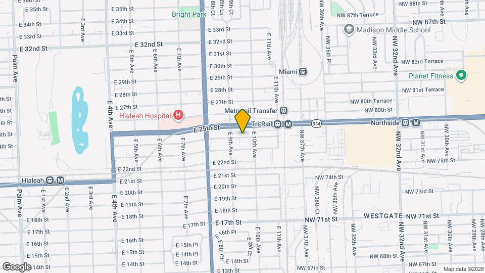 949 E 24th St Mapa y Detalles de la Ubicación