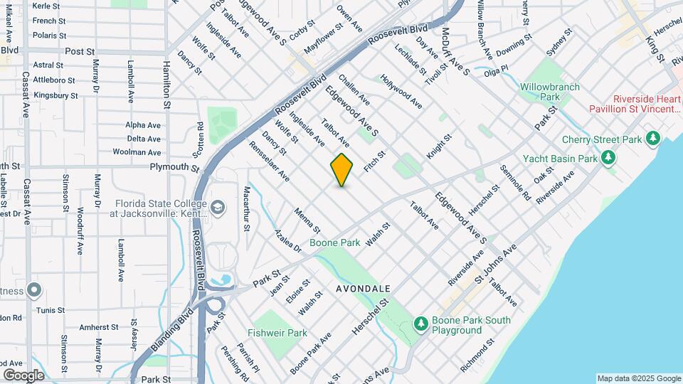 1392 Wolfe St Map and Location Details