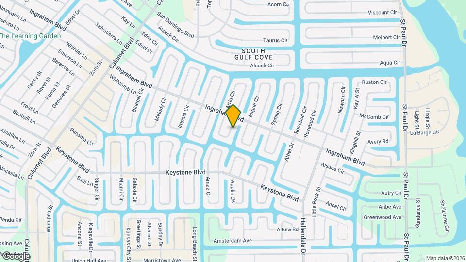 9402 Arrid Cir Map and Location Details