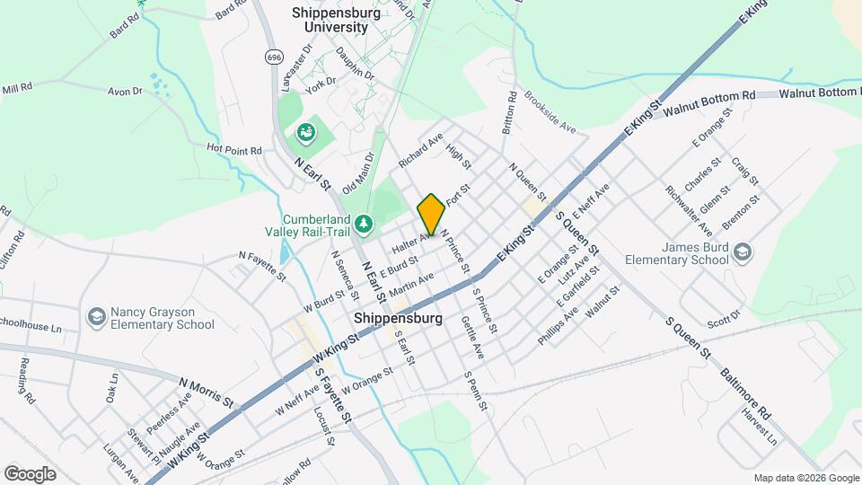 119 E Burd St Map and Location Details