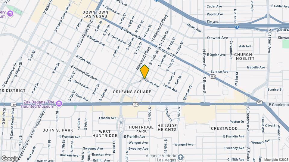 401-415 S 13th St Mapa y Detalles de la Ubicación