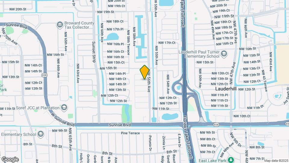 5620 NW 14th St Map and Location Details