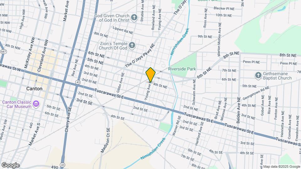 316 Young Ave NE Map and Location Details