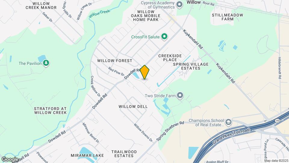 18226 Willow Edge Dr Map and Location Details