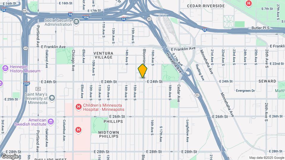 2320-2322 Bloomington Ave Map and Location Details