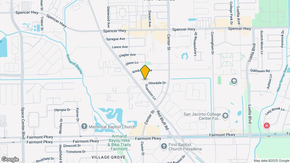 7325 Hinsdale Dr Mapa y Detalles de la Ubicación