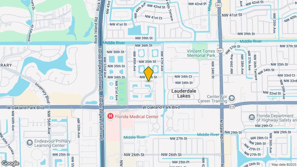 3321 NW 47th Terrace Map and Location Details