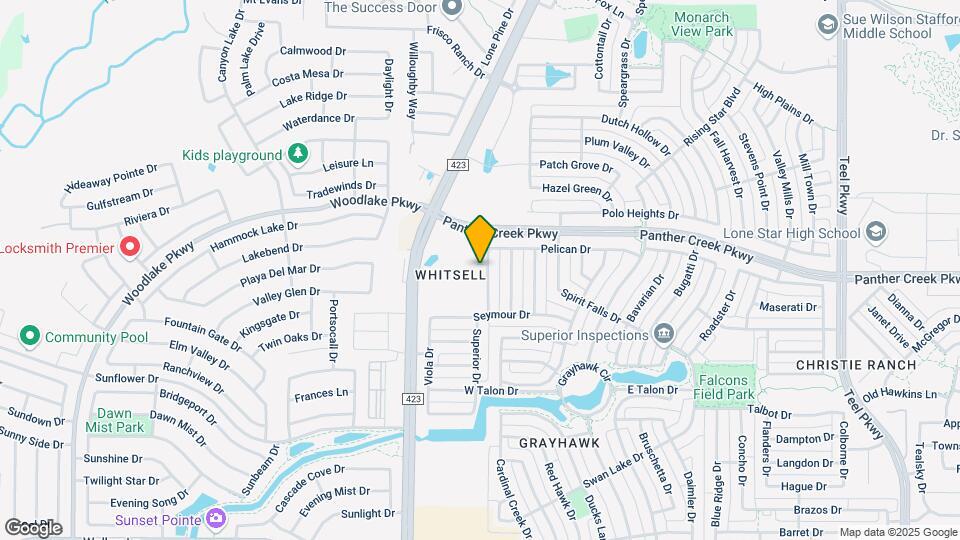 13397 Cottage Grove Dr Map and Location Details