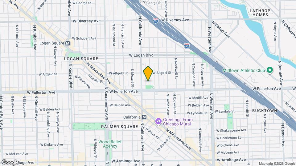 2424 N Fairfield Ave Map and Location Details