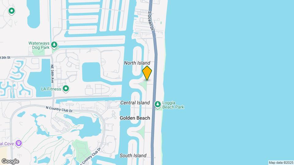 519 Golden Beach Dr Map and Location Details