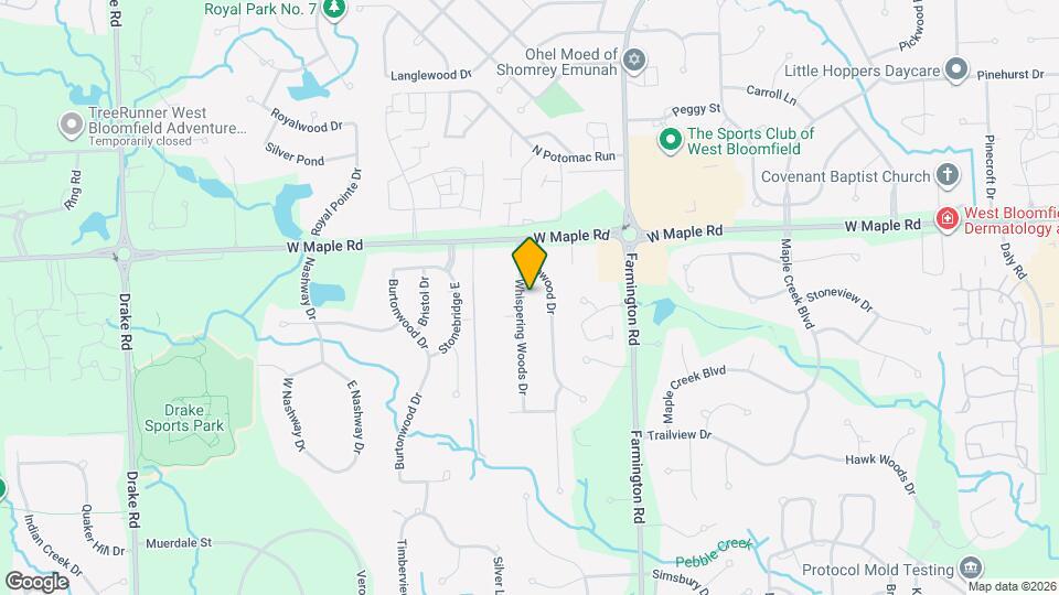 6569 Whispering Woods Dr Map and Location Details