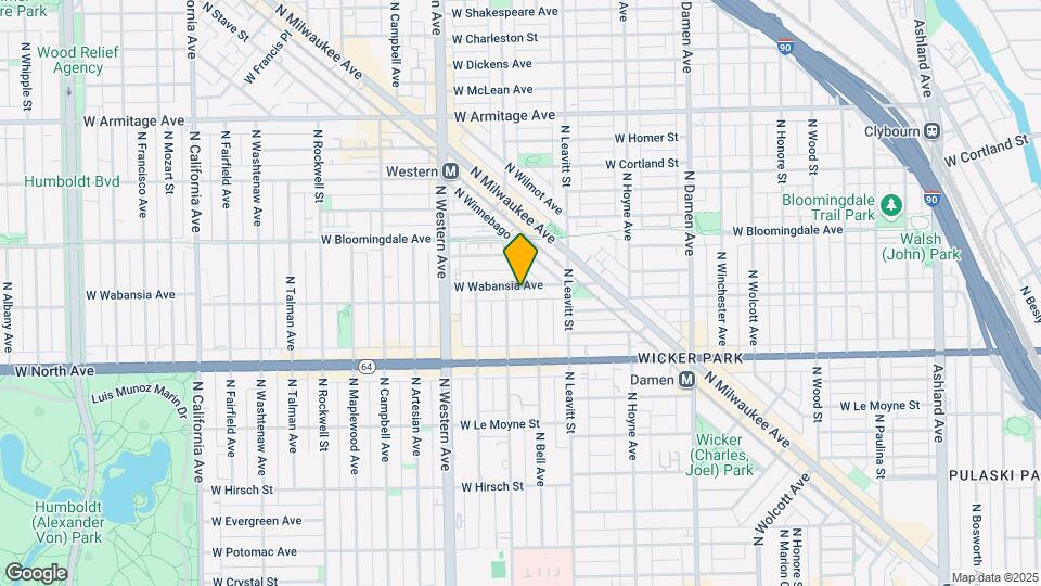 2255 W Wabansia Ave Map and Location Details