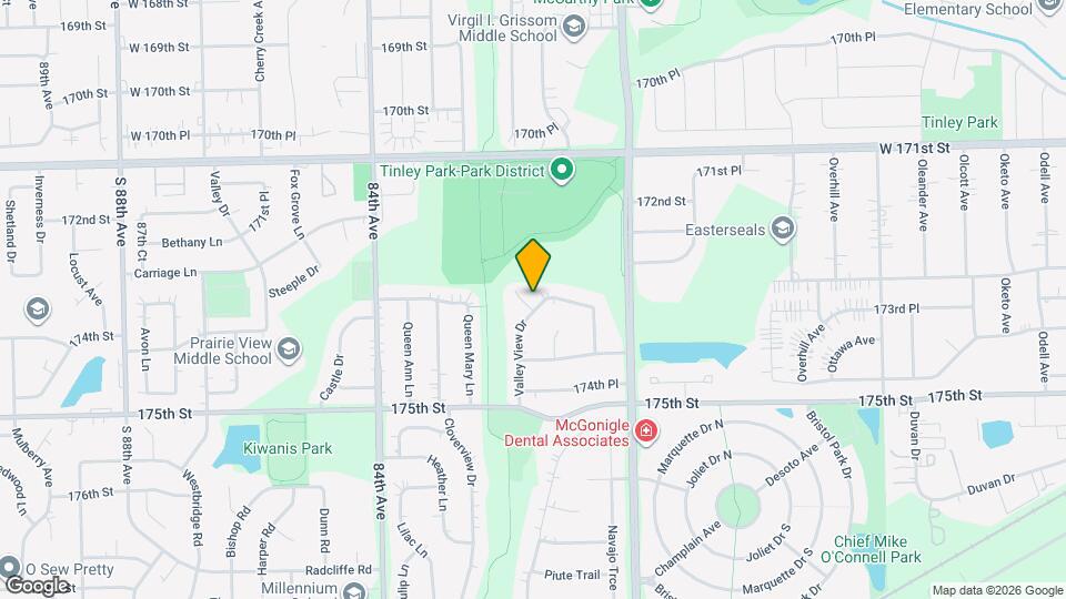 17312 Valley View Dr Map and Location Details