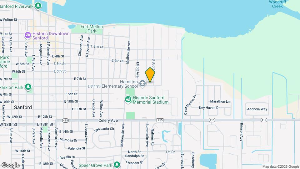 1604 E 8th St Mapa y Detalles de la Ubicación