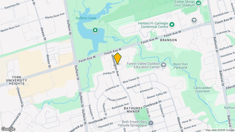 319 Wilmington Ave Map and Location Details