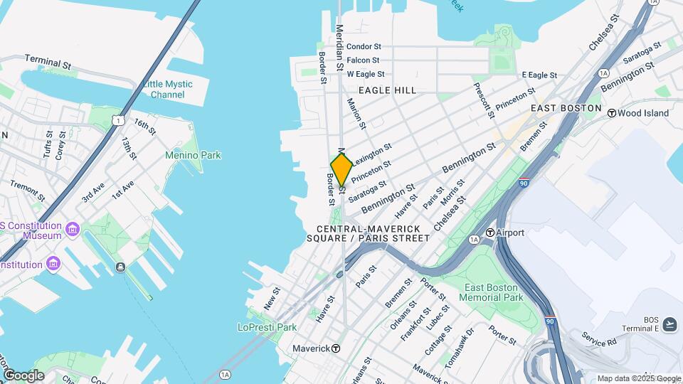250 Meridian St Map and Location Details