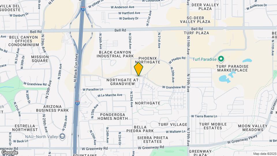 2228 West Beverly Lane, Unit Beverly Map and Location Details