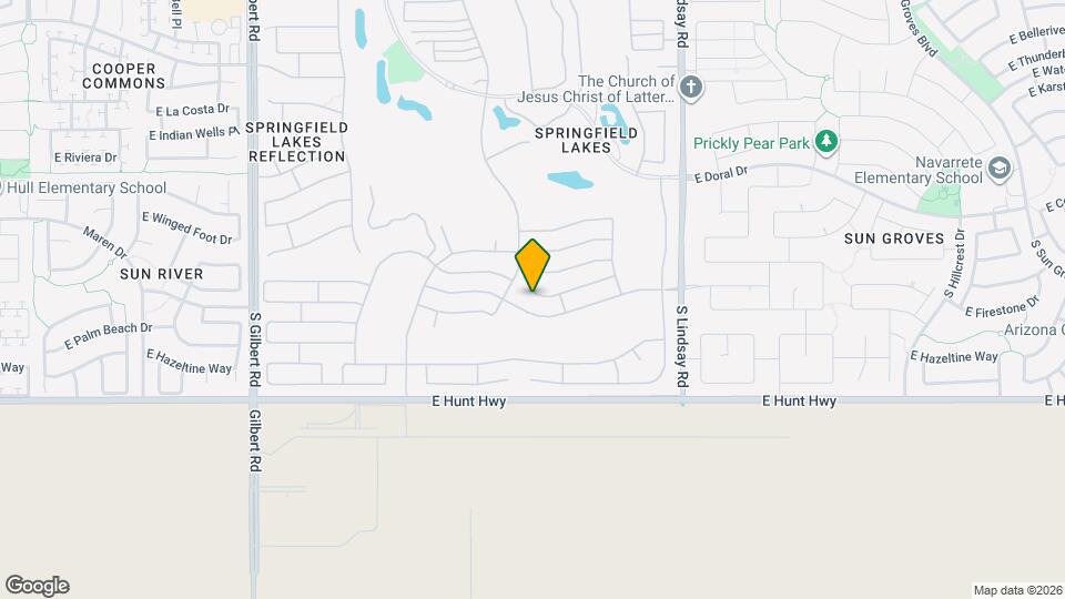 3707 E Rolling Green Way Map and Location Details