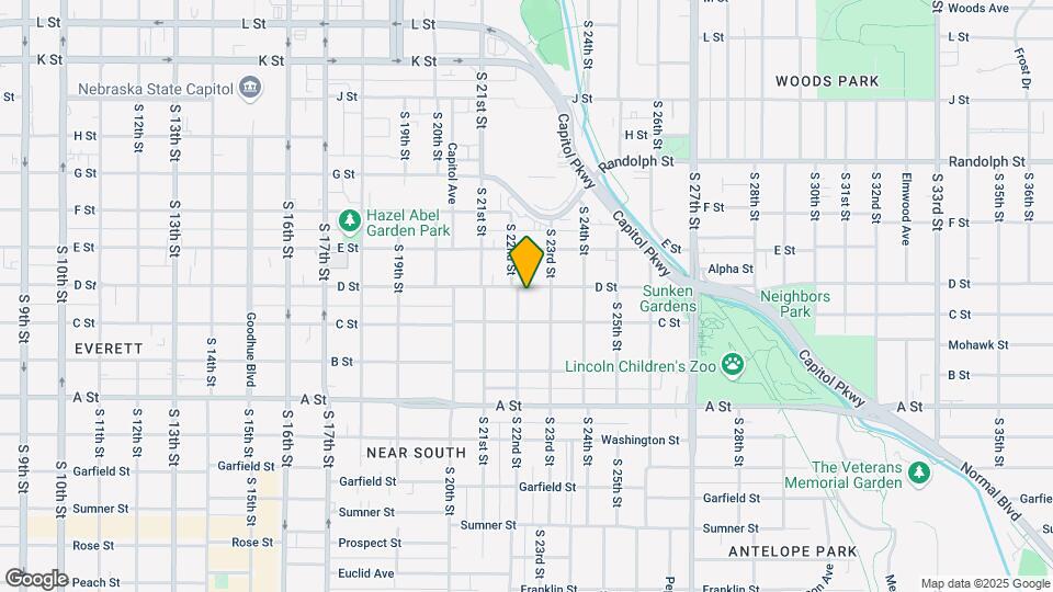 2209 D Street Map and Location Details