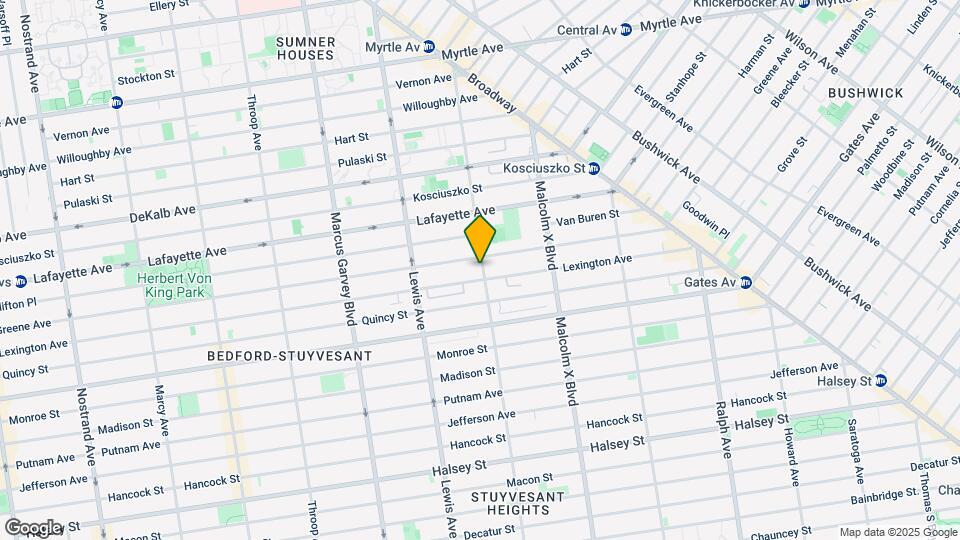 160 Stuyvesant Ave Map and Location Details