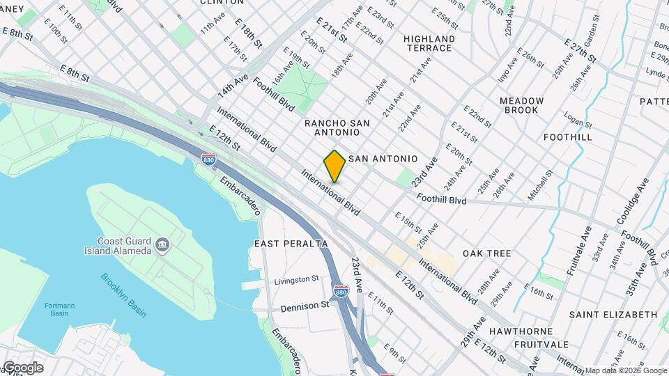 1408 21st Ave, Unit 202 Map and Location Details