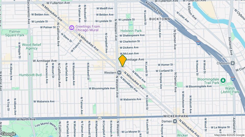 1919 N Milwaukee Ave Mapa y Detalles de la Ubicación