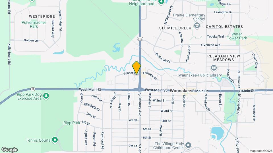 206 Sunset Ln Map and Location Details