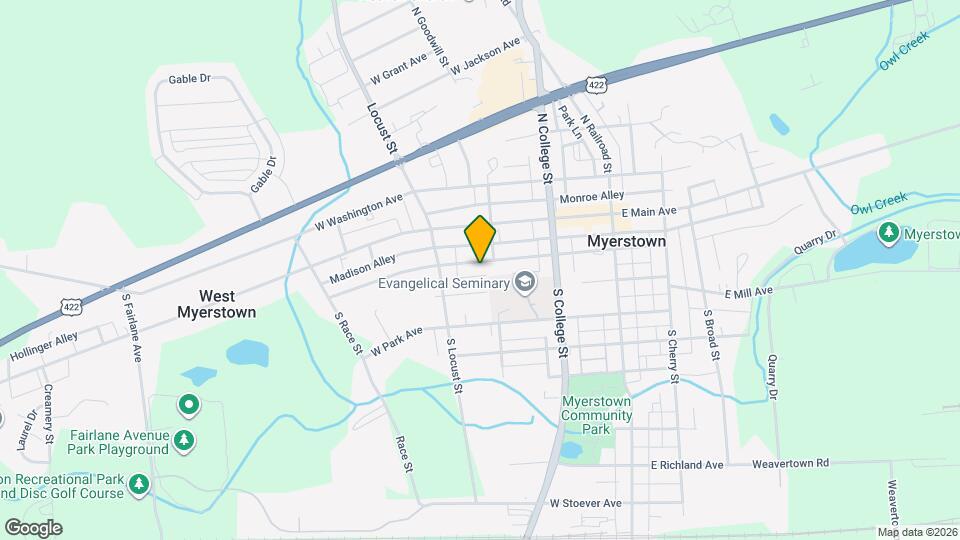 208 W Carpenter Ave Mapa y Detalles de la Ubicación
