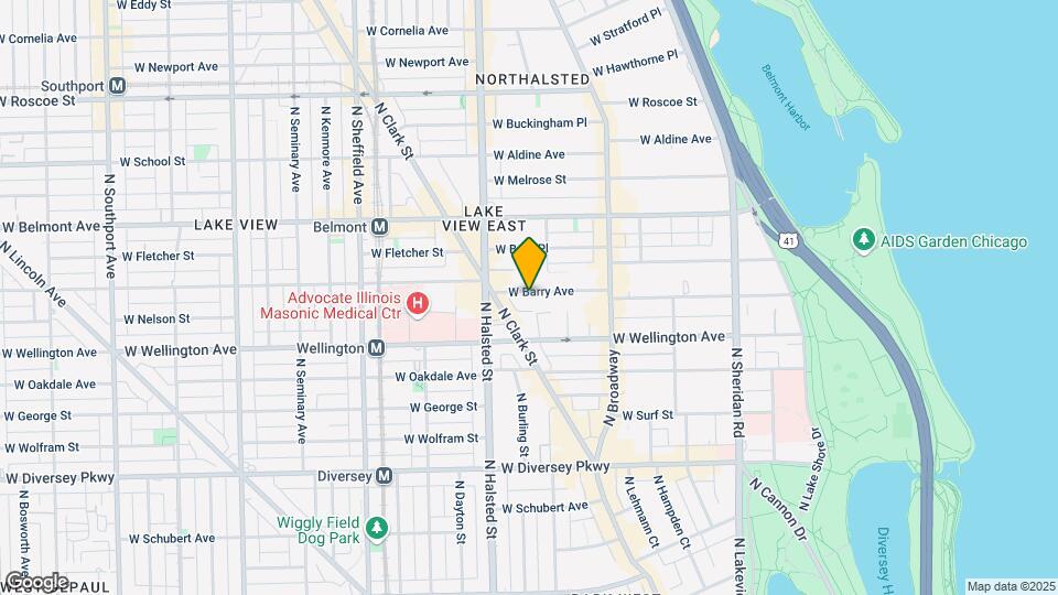 715 W Barry Ave Map and Location Details