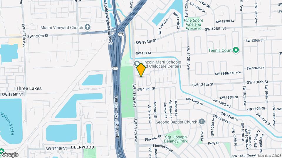 13412 SW 116th Ct Map and Location Details
