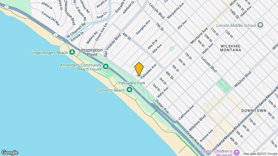 633 Ocean Ave Mapa y Detalles de la Ubicación