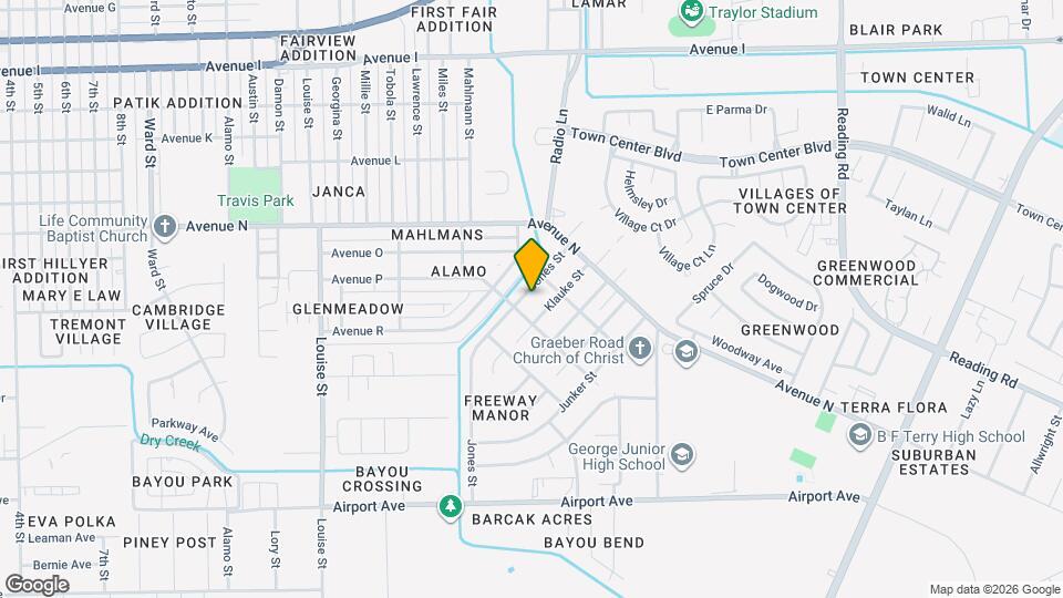 1721 Jones St Map and Location Details