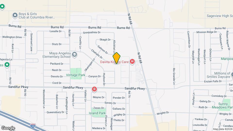 5823 Saddle Creek Ln Map and Location Details