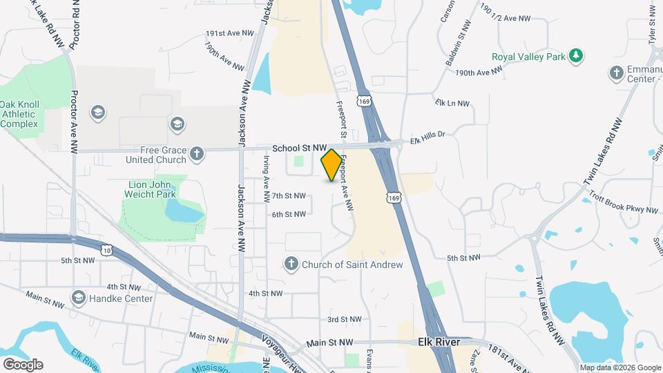 716 Washington Ct NW Map and Location Details