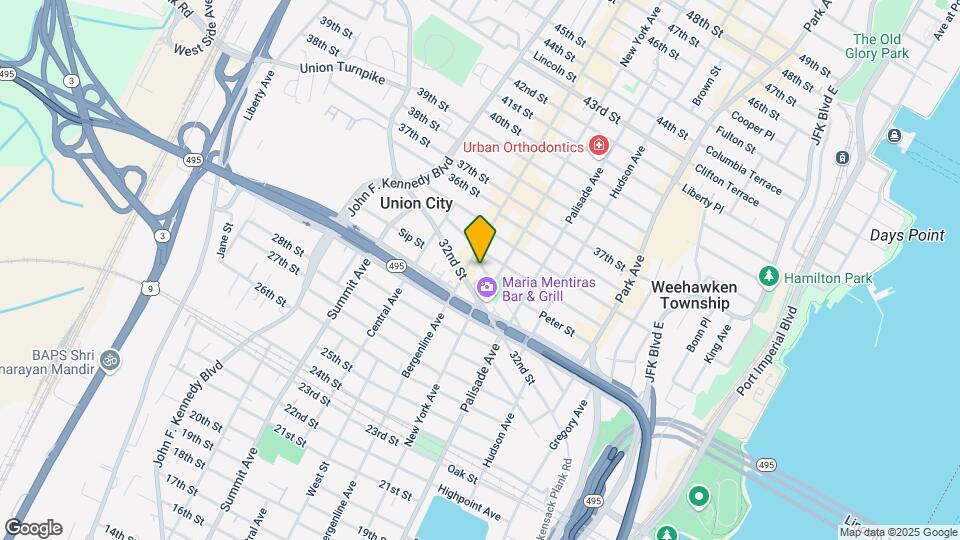 417 33rd St Map and Location Details