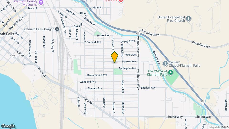 915 Division St Map and Location Details