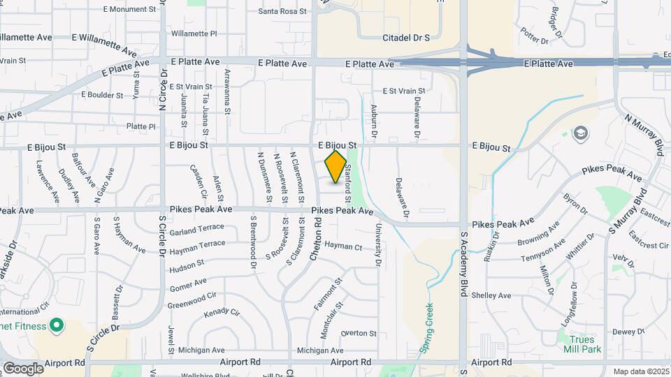 3614 Regis St Map and Location Details