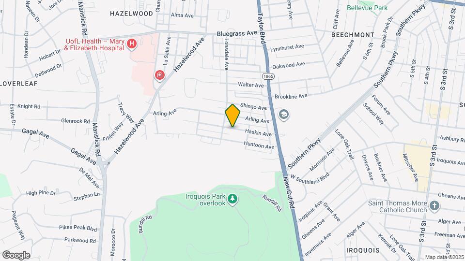 1418 Haskin Ave Map and Location Details