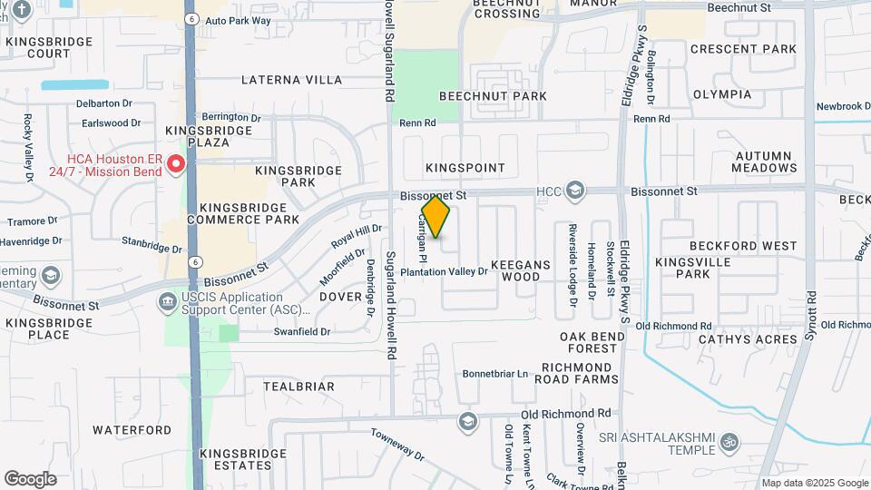 9322 Bristlebrook Dr Map and Location Details
