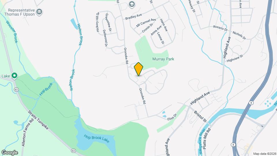 905 Oronoke Rd Map and Location Details