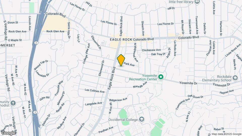 2123 Yosemite Dr Map and Location Details