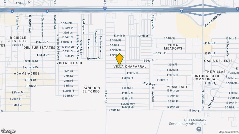 10214 E 37th St Mapa y Detalles de la Ubicación