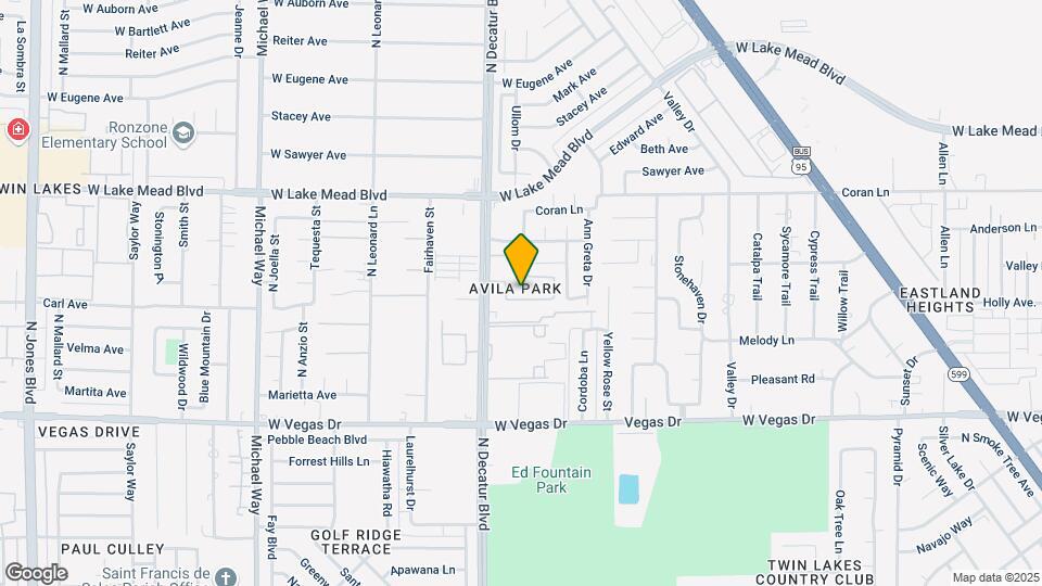 1824 N Decatur Blvd Map and Location Details